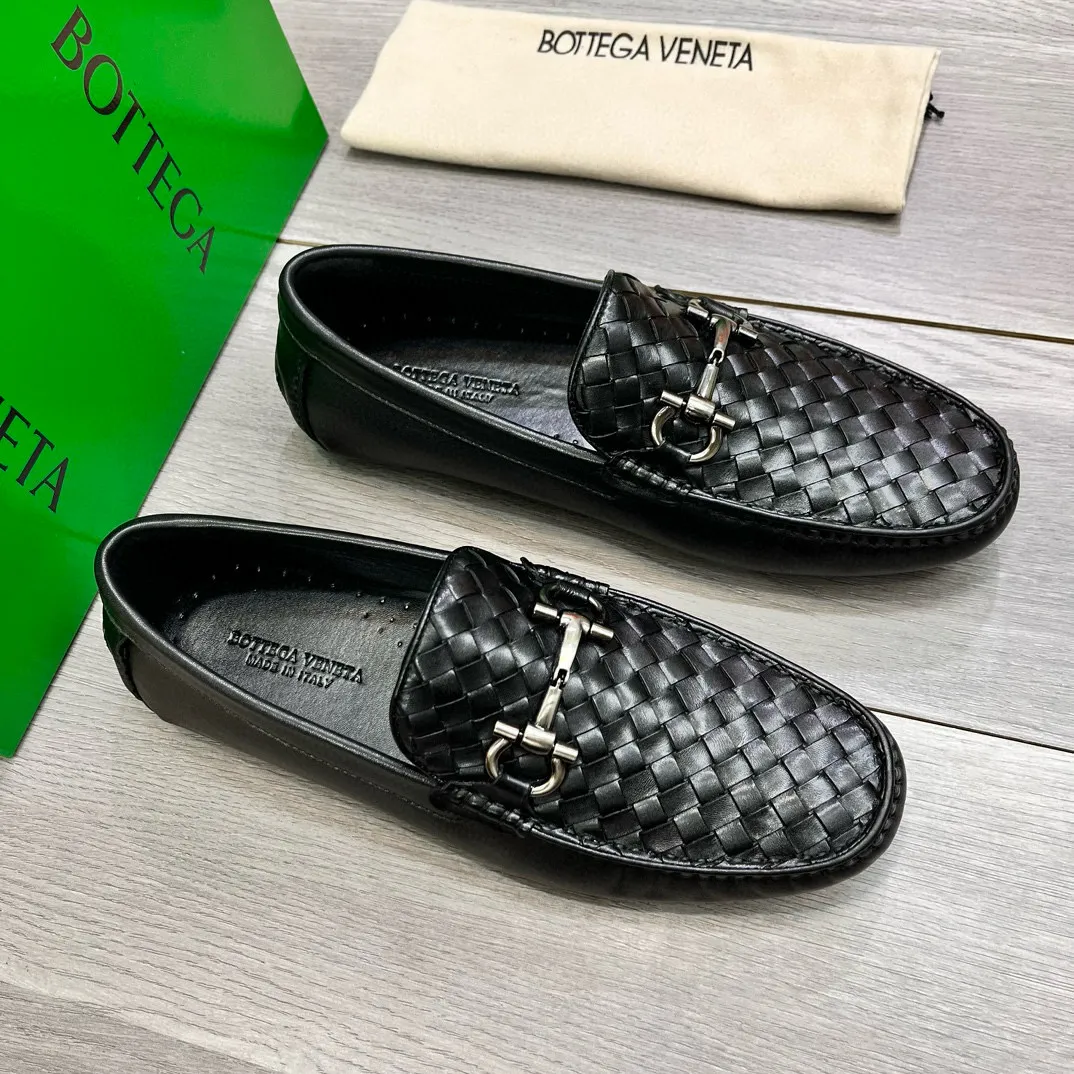 Factory price: 400💰BV new men's shoes original replica👉👉High-end men's casual beanie shoes/💞driving shoes! 🔊Upper imported cowhide woven, ☑️Sheepskin lining, one-step design, light and smart ☮☮Suitable for all kinds of travel, exclusive new style, real shot, size 38-44, (45 can be customized)
